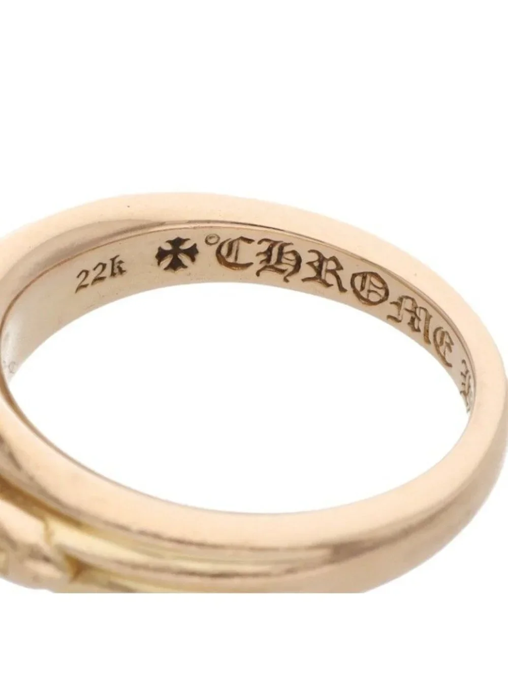 Chrome Hearts 22k Baby Clsc 22k Classic Dagger Gold Ring
